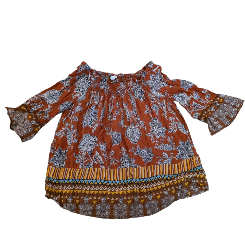 BeachLunchLounge Off The Shoulder Top- L